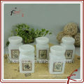ceramic organic spices jar set